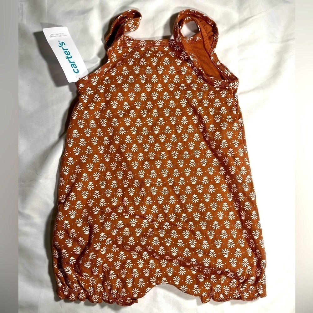 Carter’s Toddler Girls Jumper Sleeveless One Piece NWT Sz 12M - Picture 2 of 5